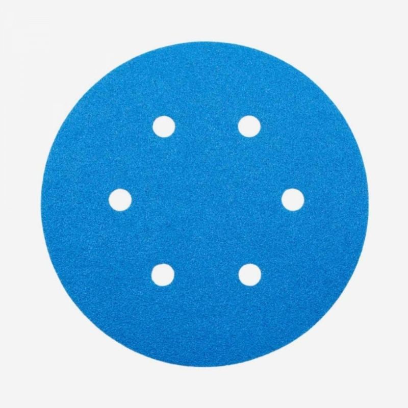 Disco abrasivo de poliéster azul